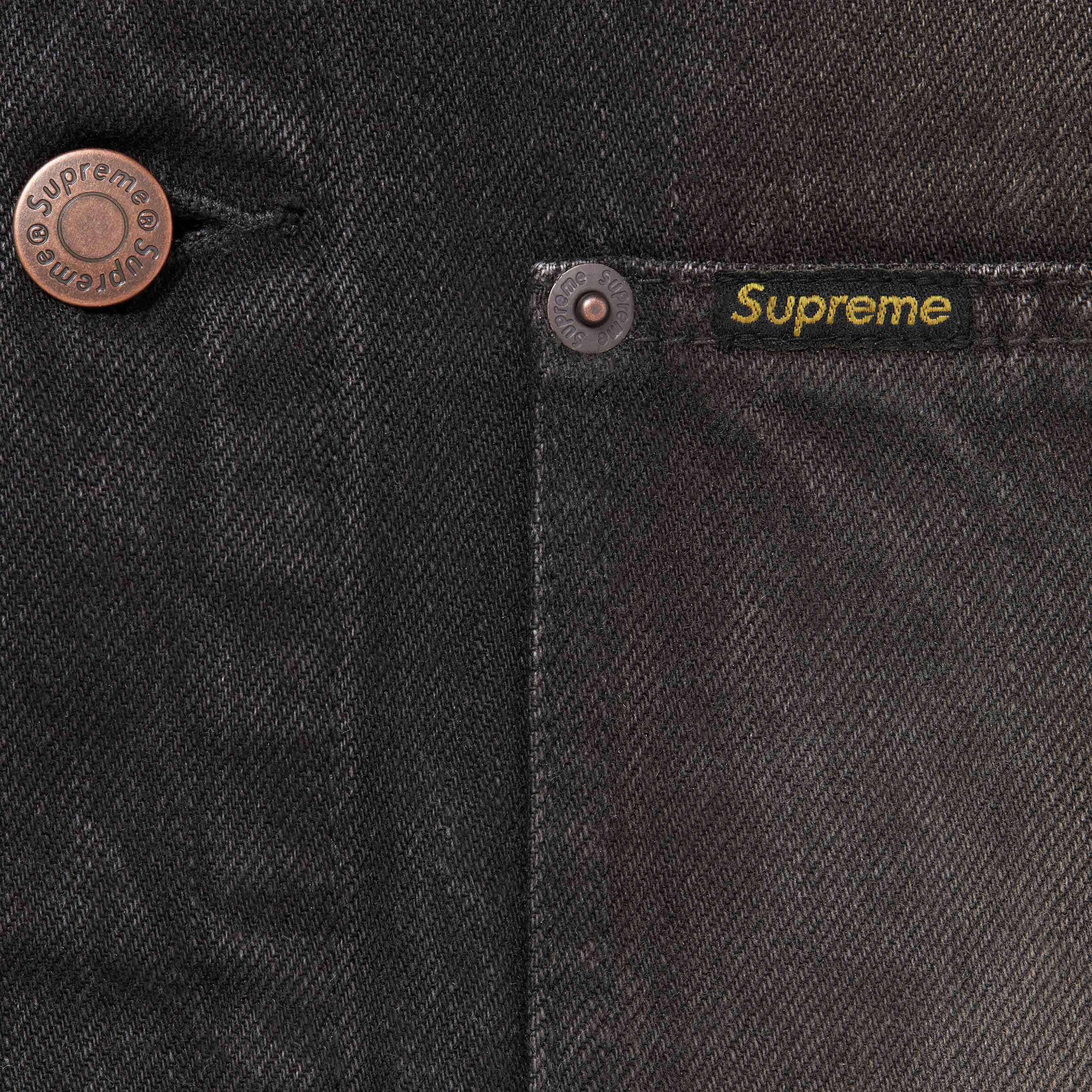 Distressed Selvedge Trucker Jacket view 8